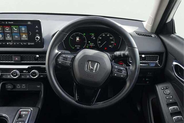 Honda Civic Hybrid 2.0 h i-MMD Elegance Hatchback 5dr Petrol Hybrid eCVT Euro 6 (s/s) (184 ps) 